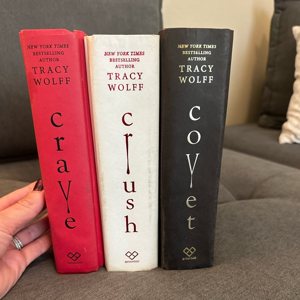 Crave series by Tracy Wolff hardback book 1-3 Pre-loved
